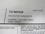 Standard Motor Products Inc Carburetor Fuel Injection Repair Kit 1258 -- New