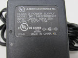 Leader Electronics Inc Power Supply Adapter Output 12VDC 60Hz 25W T481210RO3CT -- Used