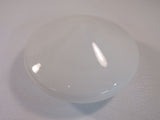 Unbranded/Generic Vintage 12in Light Fixture Cover Cone Shaped Frosted Glass -- Used