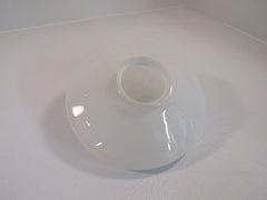 Unbranded/Generic Vintage 12in Light Fixture Cover Cone Shaped Frosted Glass -- Used