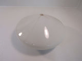 Unbranded/Generic Vintage 14in Light Fixture Cover Cone Shaped Frosted Glass -- Used