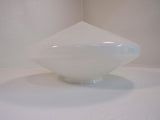 Unbranded/Generic Vintage 16in Light Fixture Cover Cone Shaped Frosted Glass -- Used
