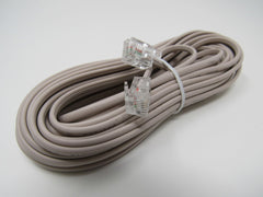 Standard Phone Cord Cable RJ-11 25 ft -- New