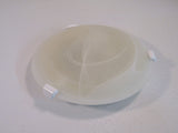 Standard 12in Ceiling Light Fixture Two Bulb Frosted/White Contemporary -- Used
