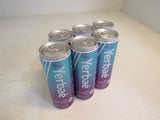 Yerbae Natural Sparkling Water Energy Drink 12 fl oz 6 Pack Acai Blueberry -- New
