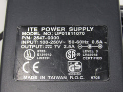 Standard Power Supply Adapter Output 7V Input 100-250V 2.5A UP01811070 -- Used