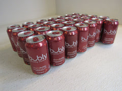 Bubly Sparkling Water 12 fl oz 29 Cans Cherry -- New