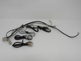 Standard Assorted Phone Cords Cables RJ-11 Lot of 9 -- Used