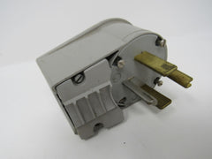 Standard 125/250V 30A Male Plug NEMA 14-30 Angle Straight Blade -- Used