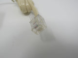 Standard Phone Cord Cable RJ-11 With Unique End 2 ft -- Used