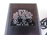 DVE AC DC Adapter Input 120VAC 60Hz 23W Output 7.5VDC 500mA DV-07550-B14 -- Used