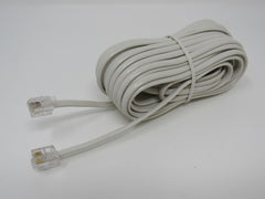 Standard Phone Cord Cable RJ-11 32 ft -- Used