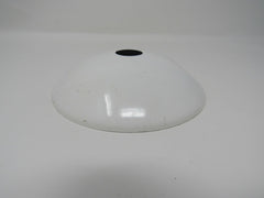 Commercial Light Fixture Canopy Cover 5-1/2-in Round Off White/Silver -- Used
