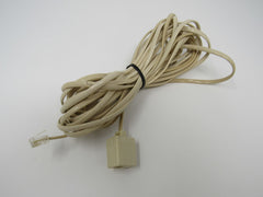 Standard Phone Cord Cable RJ-11 With Coupler 25 ft -- Used