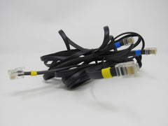 Standard Lot of 2 Phone Cords Cables RJ-11 Each 7 ft -- New