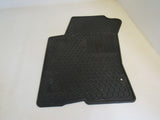 Mercedes-Benz Front & Rear Car Floor Mats Set of 4 Black Rubber -- Used