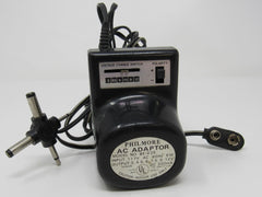 Philmore AC Adapter Adjustable 3V to 12V 60Hz 6W Output 3-4.5-6-7.5-9 12V BE-226 -- Used