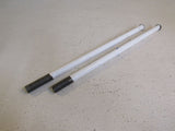 Commercial Threaded Pendant Light Rods 16-in Lot of 2 White/Brown -- Used
