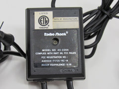 Radio Shack Telephone Recording Control Adapter 43-228A -- Used