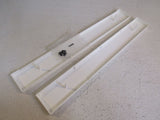 Lithonia Pair Of Light Fixture End Plates White SC4WH Vintage -- New