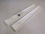 Lithonia Pair Of Light Fixture End Plates White SC4WH Vintage -- New