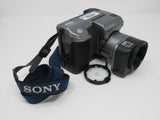 Sony Digital Camera Optical Zoom Steady Shot Video Lens 14x MVC-FD91 -- Used