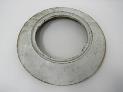 Commercial Flush Mount Ceiling Light Ring Round White/Silver Outer Diameter 10in -- Used