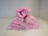 Avafort Microfiber Beach Towel Blanket Light Pink 58 in x 25 in Lot of 6 -- New