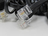 Standard Lot of 10 Phone Cords Cables RJ-11 Variety of Lengths -- New