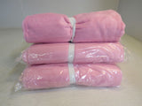 Avafort Microfiber Beach Towel Blanket Light Pink 58 in x 25 in Lot of 6 -- New