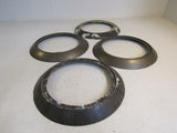 Commercial Flush Mount Ceiling Light Ring Round Lot of 4 Outer Diameter 12 1/4in -- Used