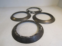 Commercial Flush Mount Ceiling Light Ring Round Lot of 4 Outer Diameter 12 1/4in -- Used