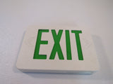 TCP Lighted Exit Sign Single Side LED 120 VAC 277 VAC 12in x 8.5in 20745D -- Used