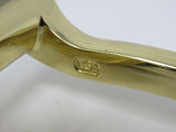 Standard Lever Handle Passage Door Knob Polished Brass -- Used