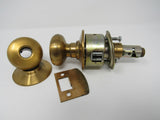 Standard Door Knob Entrance Lock Rustic Bronze Vintage -- Used