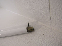 Luraline 96in Suspension Lighting Threaded Rod White HL302STEM Metal -- New