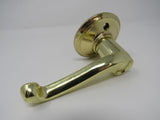 Standard Lever Handle Dummy Knob Polished Brass -- Used