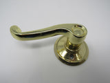 Standard Lever Handle Dummy Knob Polished Brass -- Used