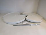 Heavy Duty Kitchen Cabinet Tray Set Lazy Susan 28 Inch Diameter 2 Inch Height -- Used