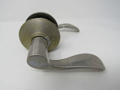 Standard Lever Handle Passage Door Knob Satin Nickel -- Used