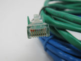 Standard Lot of 2 Ethernet Patch Cables RJ-45 Variety of Lengths Cat5e -- New