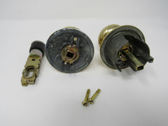 Standard Door Knob Passage Handle Polished Brass -- Used