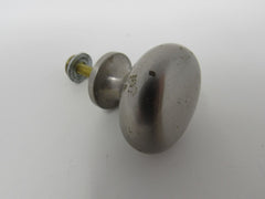 Standard Cabinet Drawer Door Pull Knob Satin Nickel -- Used