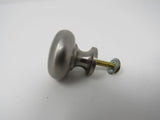 Standard Cabinet Drawer Door Pull Knob Satin Nickel -- Used