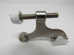 Standard Hinge Door Pin Stop Satin Nickel -- Used