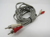 Standard Stereo Audio Connector Cable RCA x2 Length 9ft Male -- Used