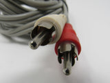 Standard Stereo Audio Connector Cable RCA x2 Length 9ft Male -- Used