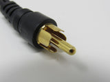 Standard Audio Y Splitter Connector Cable RCA Length 5 Inches Male Female -- Used