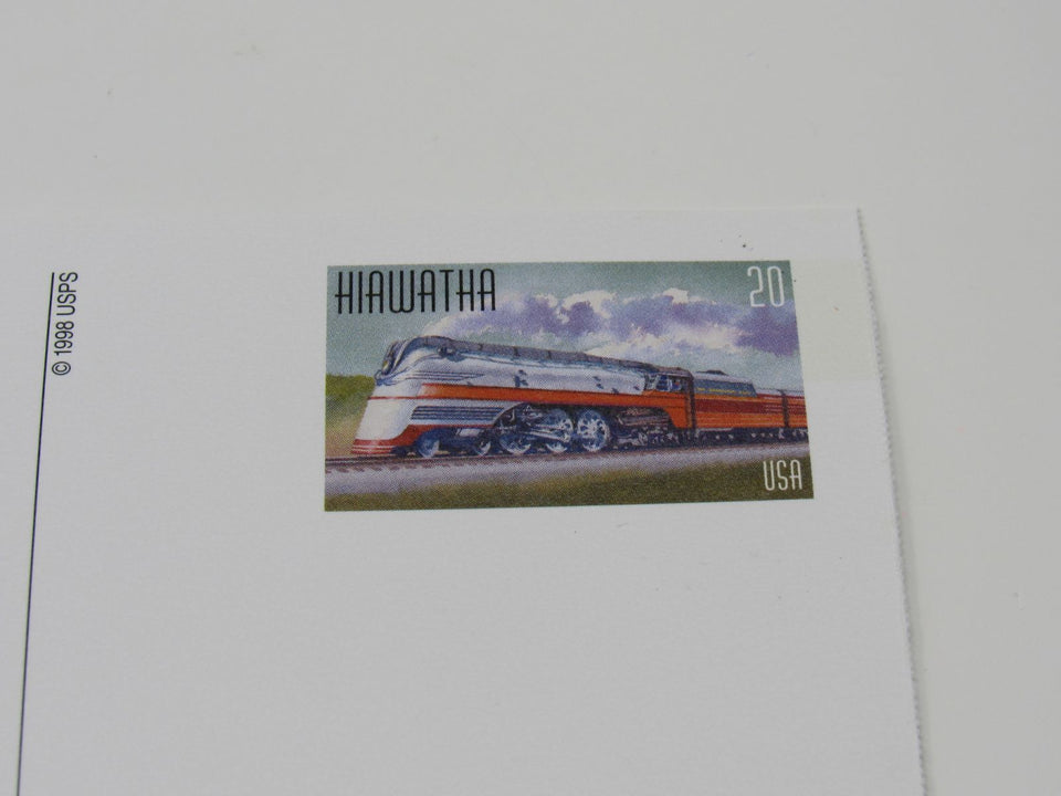 USPS Scott UX308 Vintage 20c Hiawatha Famous Trains VF (Very Fine 