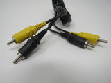 Standard Video Audio Connector Cable RCA x2 Length 5ft Male -- New